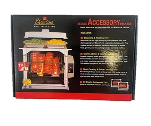 Ronco Showtime Platinum Deluxe Accessory Package Lobster Rack/Tray/Knife/Ties - Picture 1 of 6