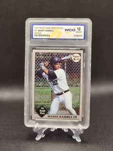 1991 Front Row Draft Picks Manny Ramirez Rookie #47 WCG 10 Mint (RC) Red Sox - Picture 1 of 4