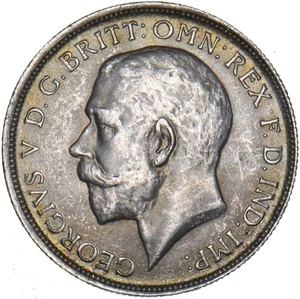 Florín 1919 - Moneda de plata británica Jorge V - Muy bonita - Imagen 1 de 2
