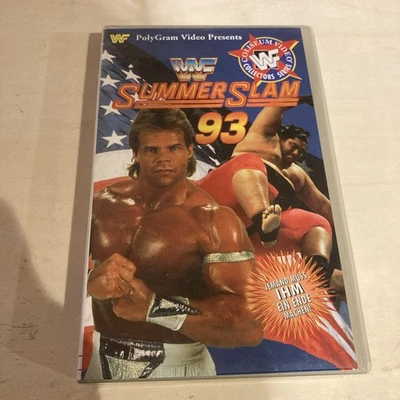 WWF SUMMER SLAM 1993 SD VHS 142 Min. Spieldauer Titan Sports Championship  - Bild 1 von 2