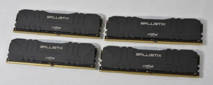 Crucial Ballistix 32GB (4x8GB) DDR4 3200MHz Desktop Memory | BL8G32C16U4B - Afbeelding 1 van 7