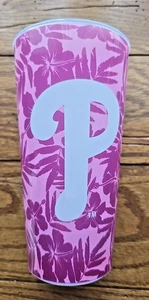 Philadelphia Phillies pink flower Color beverage souvenir Cup 2025 - Picture 1 of 6
