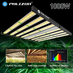 Luces de cultivo plegables PHLIZON 1000w con lámpara LED de espectro completo para plantas interiores Samsung - Imagen 1 de 12