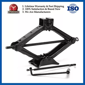 Heavy Duty 2 Ton Scissor Jack +Handle For Car Van Auto Garage Tire Change Quick - Picture 1 of 13