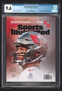 Tom Brady SPORTS ILLUSTRIERT SOTY 15.-16. Dezember 2021 Kiosk CGC 9.6 LESEN - Bild 1 von 2