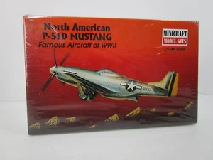 1/144 MINICRAFT NORTH AMERICAN P-51D MUSTANG MODEL KIT # 14417 - Picture 1 of 4