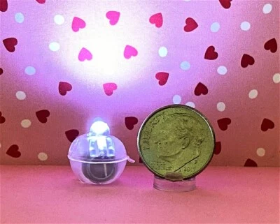 Dollhouse Miniature Lights - Tiny LED Lights with no cord - 3 per set - Image 1 of 4