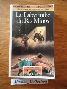 LDVELH 364 LABYRINTHE ROI MINOS CHRONIQUES CRETOISES LIVRE HEROS FOLIO JUNIOR - Picture 1 of 6