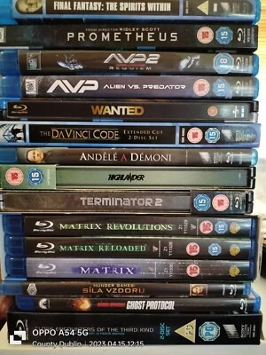 UNDERWORLD,MATRIX,ALIEN ANTHOLOGY,RESIDENT EVIL...55 LOT OF BD FULL HD MOVIES - Image 1 of 4