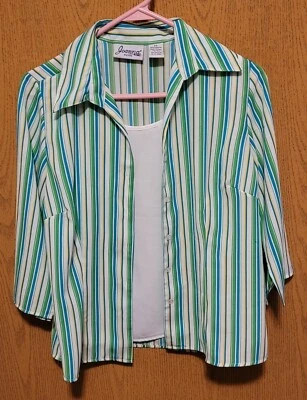 Blusa para mujer Joanna Petite manga 3/4 talla pequeña Foto 1 de 4