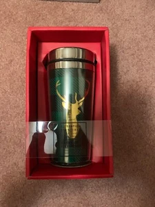 Celebration Essentials Green Buck Gingham Tumbler 14oz - Picture 1 of 4