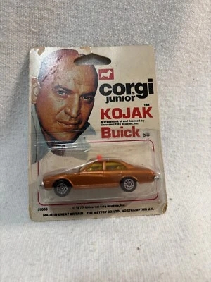 CORGI JUNIOR KOJAK BUICK 69 1977 UNIVERSIAL STUDIOS, INC NEW (READ DESCRIPTION) - Image 1 of 4