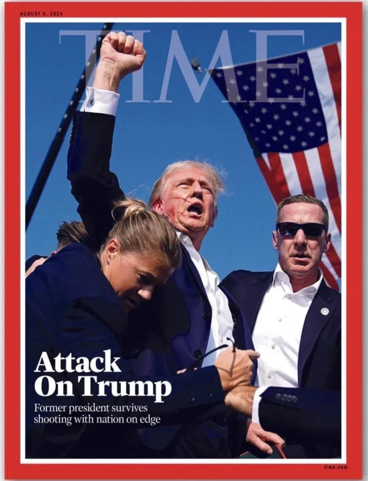 TIME Magazine ATTACK ON TRUMP Collectors Edition Ships in a Box Sleeve & Board - Image 1 of 1