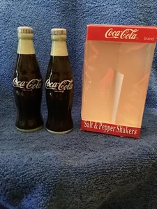 Vintage Coca Cola Ceramic Salt & Pepper Shakers 6 Inches Tall , Philippine’s - Picture 1 of 6