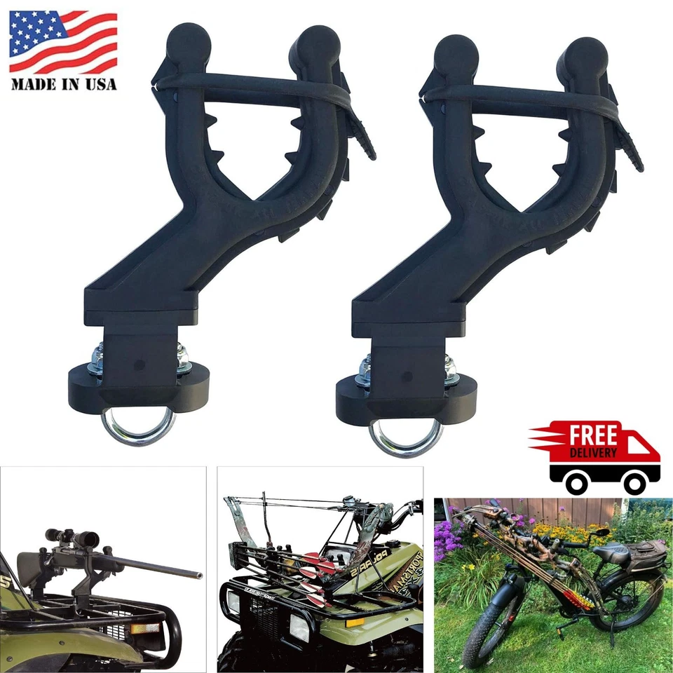 UTV ATV Rifle Gun Bow Rack Single Grip Mount Tool Pole Shovels Rod Holder Bike Foto 1 de 4