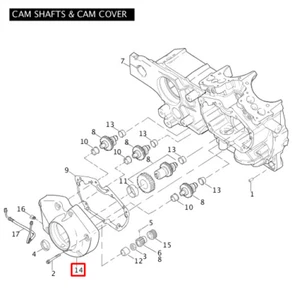 BUELL GEAR COVER ASSEMBLY 25778-04A - Picture 1 of 4