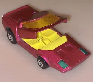 VINTAGE 1973 Matchbox Clipper PINK Rare Green Base Car Original Old Car Open Top - Picture 1 of 7