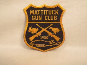 Mattituck Gun Club 1930 Hunting Patch Eastern Long Island NY Estate Sale Find - Picture 1 of 2
