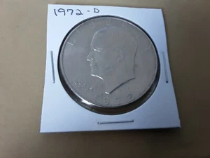 1972 D Eisenhower Dollar, In Good Condition - Picture 1 of 2