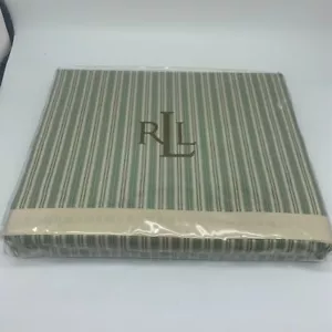 Ralph LAUREN Cole Brook ~ Queen FLACHBLATT hellbraun grün NEU SELTEN - Bild 1 von 6