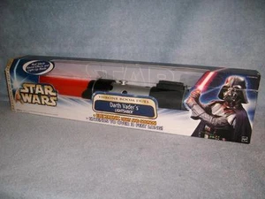 Darth Vader Red Lightsaber Throne Room Duel Electronic Lights Sounds 2003 New - Picture 1 of 2