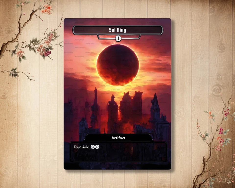 Sol Ring #2 - High Quality Custom Card [ Alternative Custom Art ] - Imagen 1 de 1