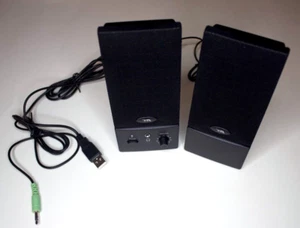 Cyber Acoustics CA-2016 zasilane przez USB głośniki komputerowe 2,0 w/ 3,5 mm audio - nowe - Zdjęcie 1 z 4