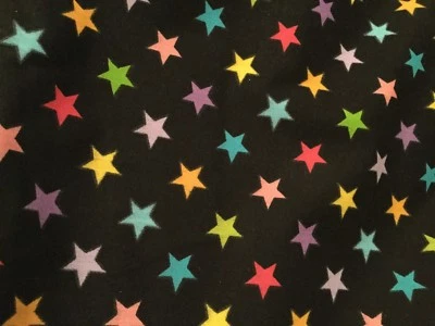 FALDA CAMA KOMBOZE FULL RAINBOW STARS Negra NUEVA  Foto 1 de 3