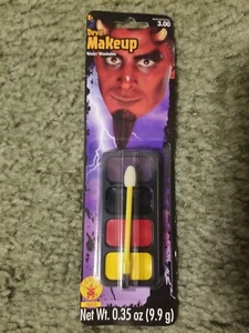 Erwachsene Teufel Make-up Set Wasser Waschbar Halloween Rubine  - Bild 1 von 2