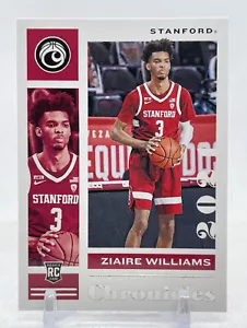 Selecciones del draft de Chronicles 2021-22 #16 novato Ziaire Williams Stanford - Imagen 1 de 2