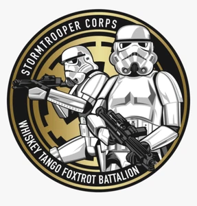 Star Wars Storm Trooper Corps Self-adhesive Vinyl Decal/Sticker - Picture 1 of 1