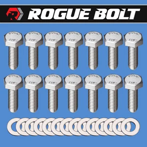 BBC CUBIERTA DE VÁLVULAS PERNOS HEXAGONAL ACERO INOXIDABLE KIT BLOQUE GRANDE CHEVY 396 402 427 454 GM - Imagen 1 de 1