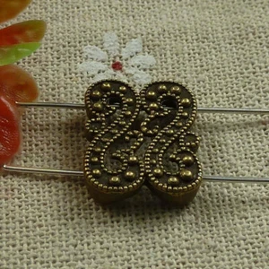 Envío gratuito 100 piezas Antiguos Bronce Bonitos Espaciadores 17x14mm L-1035 - Imagen 1 de 4