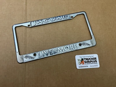Jaguar Livermore Metal License Plate Frame Holder - Image 1 of 2