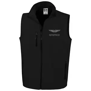 Abbigliamento Aston Martin Softshell Uomo Moto Rally Smanicato Gilet Invernale - Imagen 1 de 6