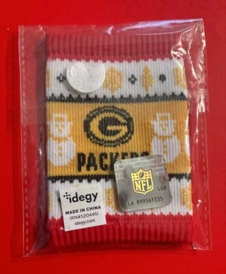 Suéter feio aconchegante garrafa lata de Coca-Cola futebol americano NFL Green Bay Packers - Imagem 1 de 4