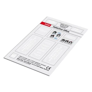 Detective Office ❤️ STICKER fit for building blocks tiles /5406 - Picture 1 of 1