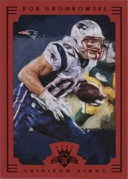 2015 Panini Gridiron Kings - Red Frame #48 Rob Gronkowski - Image 1 of 1