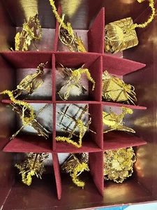 Danbury Mint Gold Christmas Ornament (6) 1988 (5) 1989 & (1) 1979 Total of 12 - Picture 1 of 8