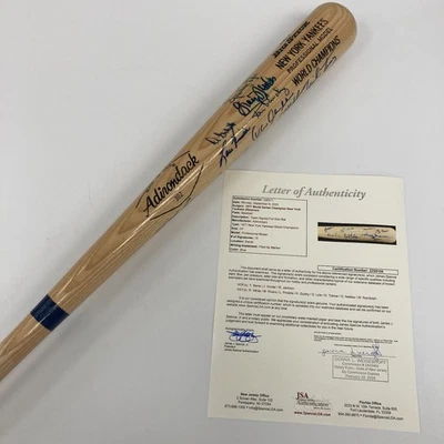 1977 New York Yankees World Series Champs Team Signed Bat JSA COA - Image 1 of 4