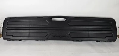 DoskoSport Single Rifle Hard Case - Black Plastic Rifle Case Padded Storage - Image 1 of 4