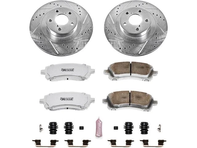 Kit de pastillas de freno delanteras y rotor para Subaru Outback 2001-2002 MH463WS Foto 1 de 1
