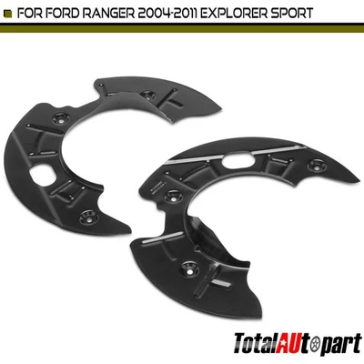 Protector antipolvo de freno delantero 2 piezas para Ford Ranger Explorer Sport Explorer Sport Trac Foto 1 de 4