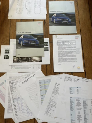 VERY RARE 2008 - Audi RS6 V10 (C6)- Launch Press Kit - Image 1 of 4