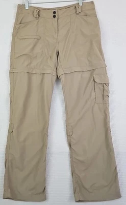 Magallanes ~Mujer Talla 8~Beige/Caqui Convertible Pantalones Pesca Exterior Ropa Deportiva. Foto 1 de 4