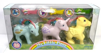 My Little Pony G1 retrô diversão básica 25º aniversário conjunto de colecionador 2007 NOVO A - Imagem 1 de 2