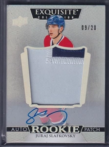 JURAF SLAFKOVSKY - 2022 UD Exquisite Rookie Auto Patch #EC-SL, /20 (SEE COND) - Bild 1 von 1
