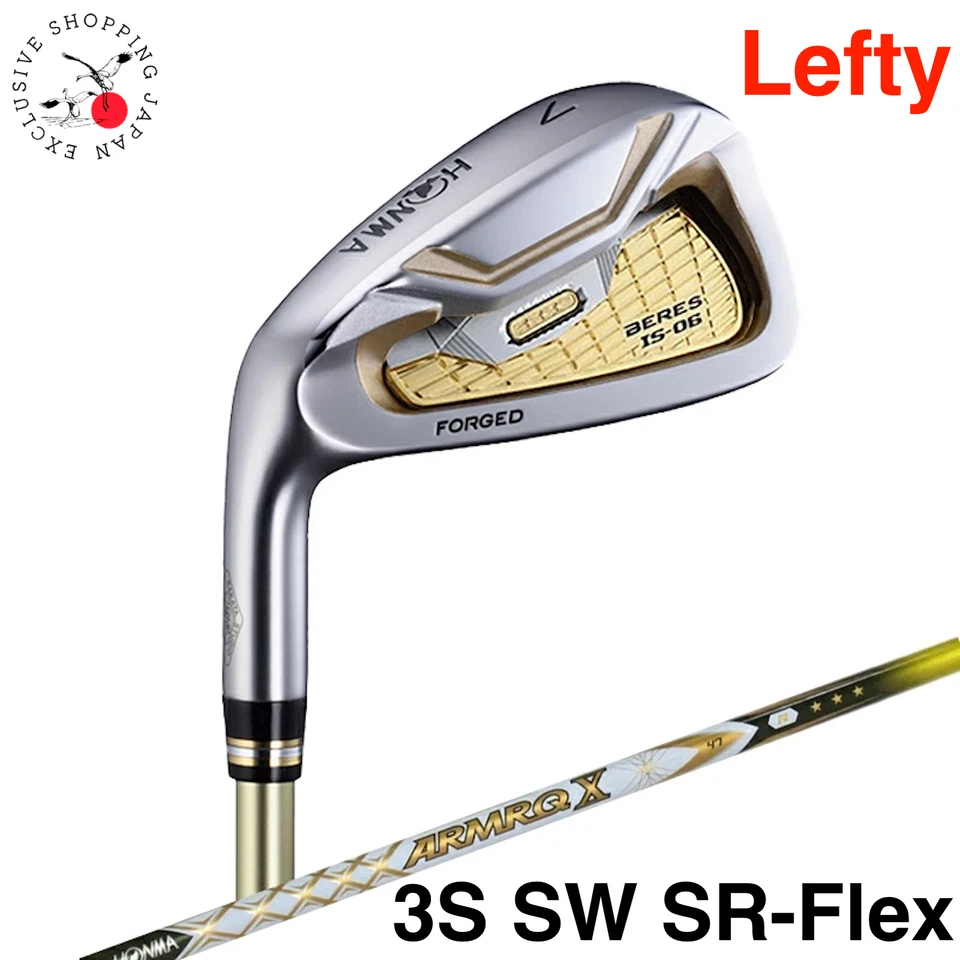 HONMA Beres Lefty IS-06 Wedge Iron SW SR-Flex ARMRQ X 47 3S 3Star Graphite Shaft - Image 1 of 4