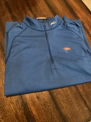 Boston Golf Club KJUS Men’s Quarter Zip Size L Large - Image 1 of 4