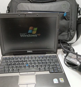 Dell Latitude D420 Laptop Windows XP Intel Dual Core 2GB Ram 80GB HDD & Dell Bag - Picture 1 of 16